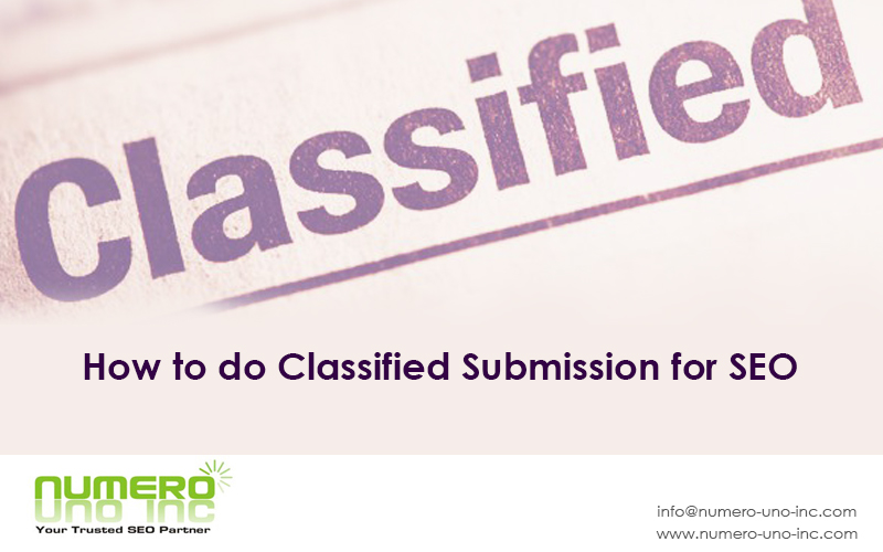 How to do Classified Submission in SEO