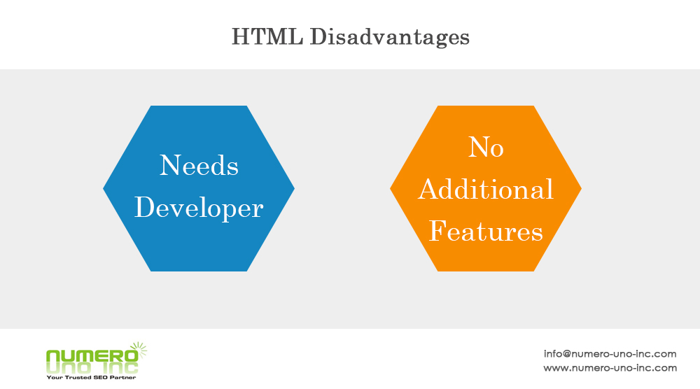 html-disadvantages