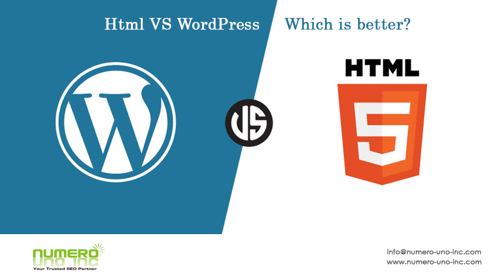 Html vs WordPress