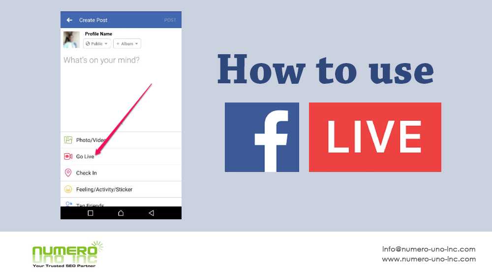 How to use facebook live