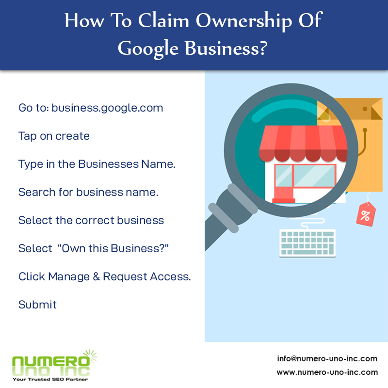 How To Claim Ownership Of Google Business
