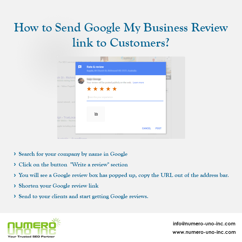 How to Send Google My Business Review link to Customers